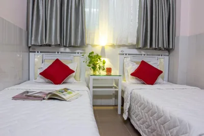 Standard-Doppelzimmer — QUANG SAIGON Hotel- 40-7 Bùi Viện-Walking street